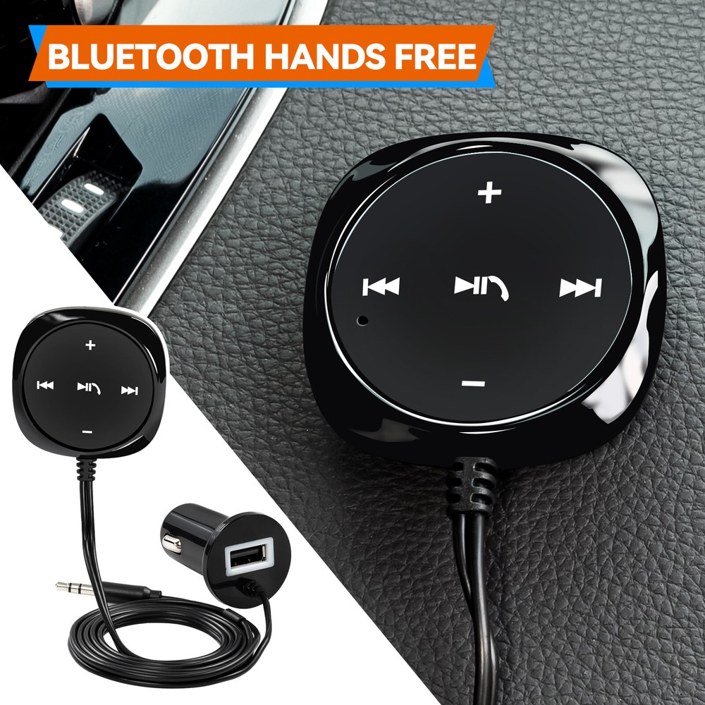 Car 3.5mm AUX Bluetooth Receiver Wireless USB Stereo Audio Music Adapter Charger