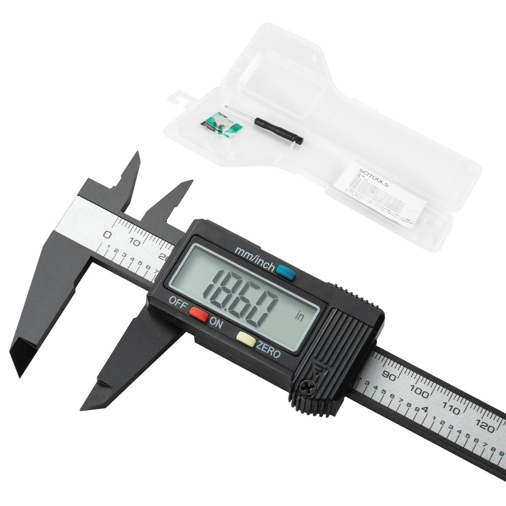 Digital Caliper 06" Measuring Tool, Micrometer Caliper with AutoOff Feature, ...