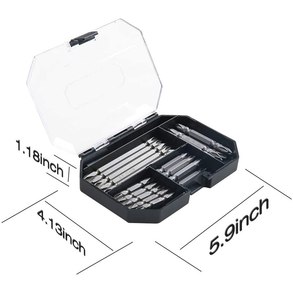 Screwdriver Bit Professional Double Ended Screw Driving Set Tools Kit 41 PC