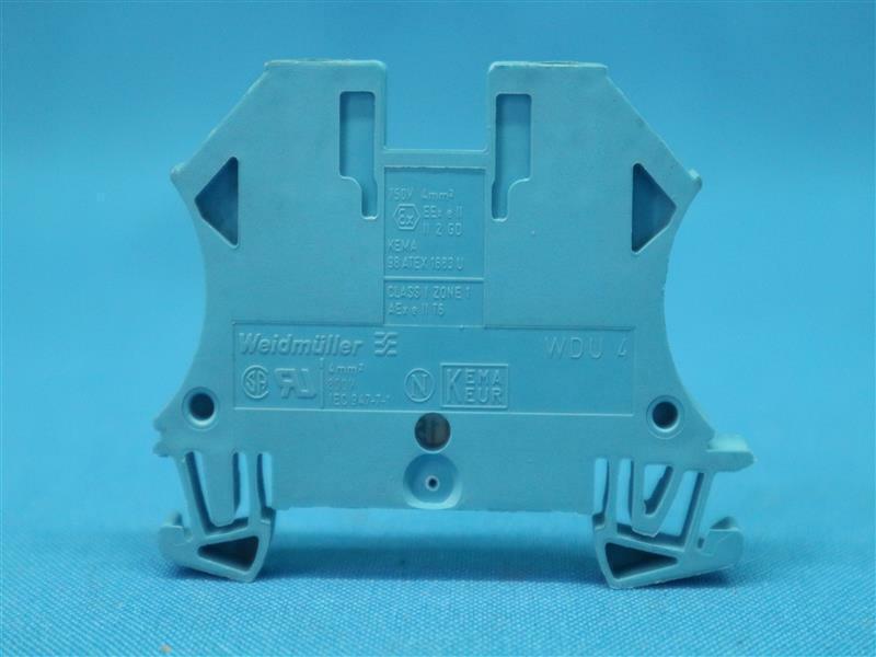 Weidmuller WDU 4 WDU4 Terminal Block (Blue)
