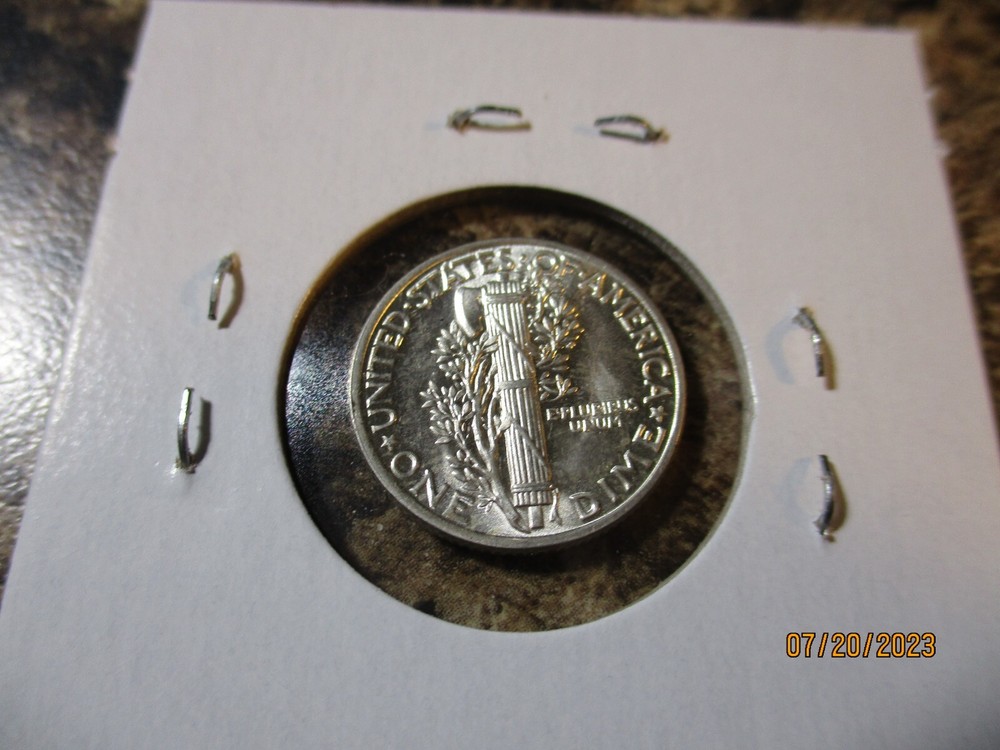 1941 MERCURY SILVER DIME GEM FSB 81