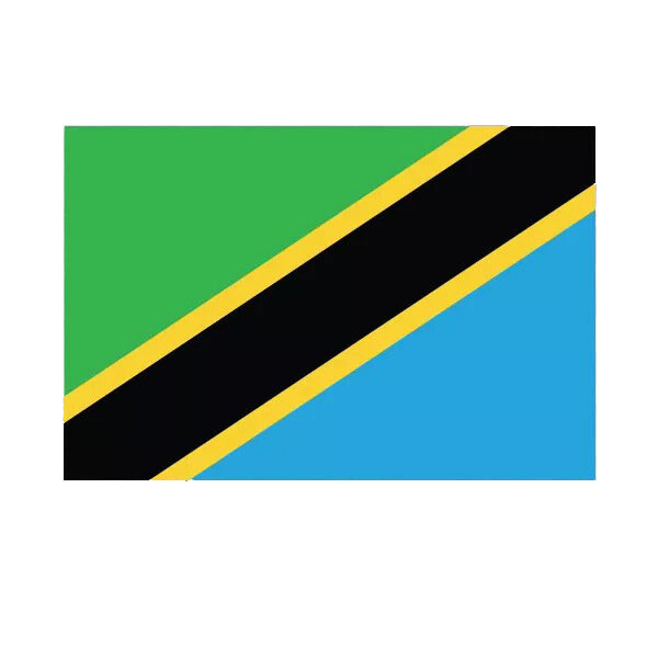 Tanzanian Flag Sticker Decal