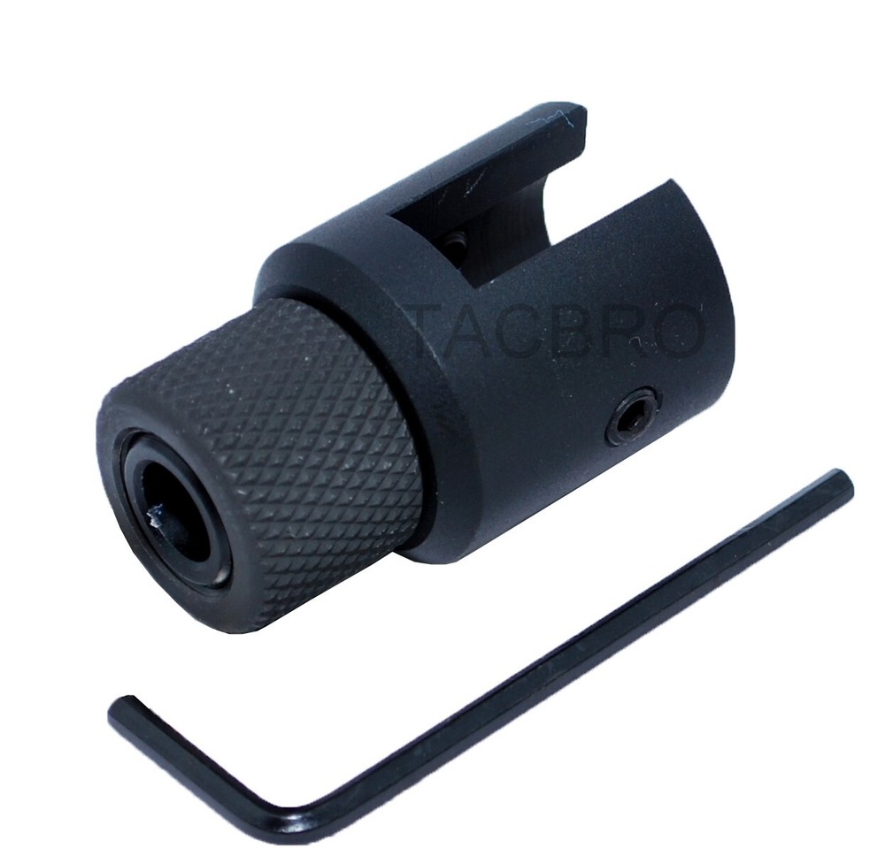 Black Anodized Aluminum Muzzle Adapter Set for Standard Ruger 1022 10/22