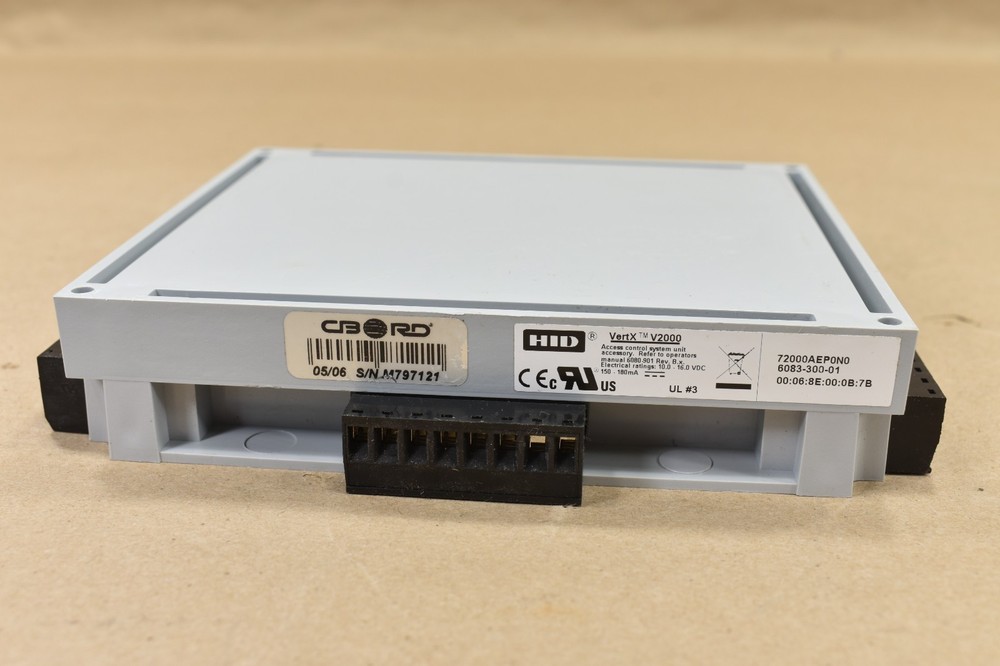 HID VertX V2000, Access Control System Controller, 72000AEP0N0, 6083-300-1