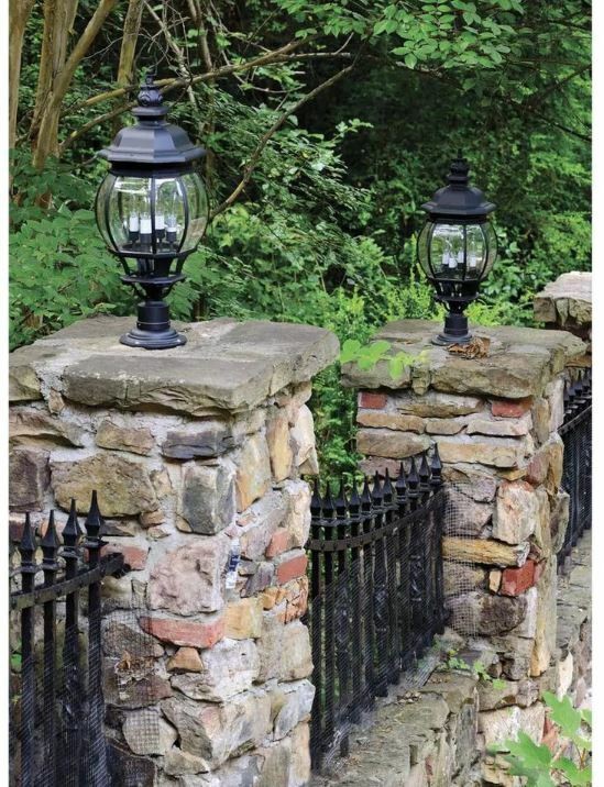 Progress Lighting P8726-31 Black 7"Dia Pier Mount for 3" Mount Post Lanterns
