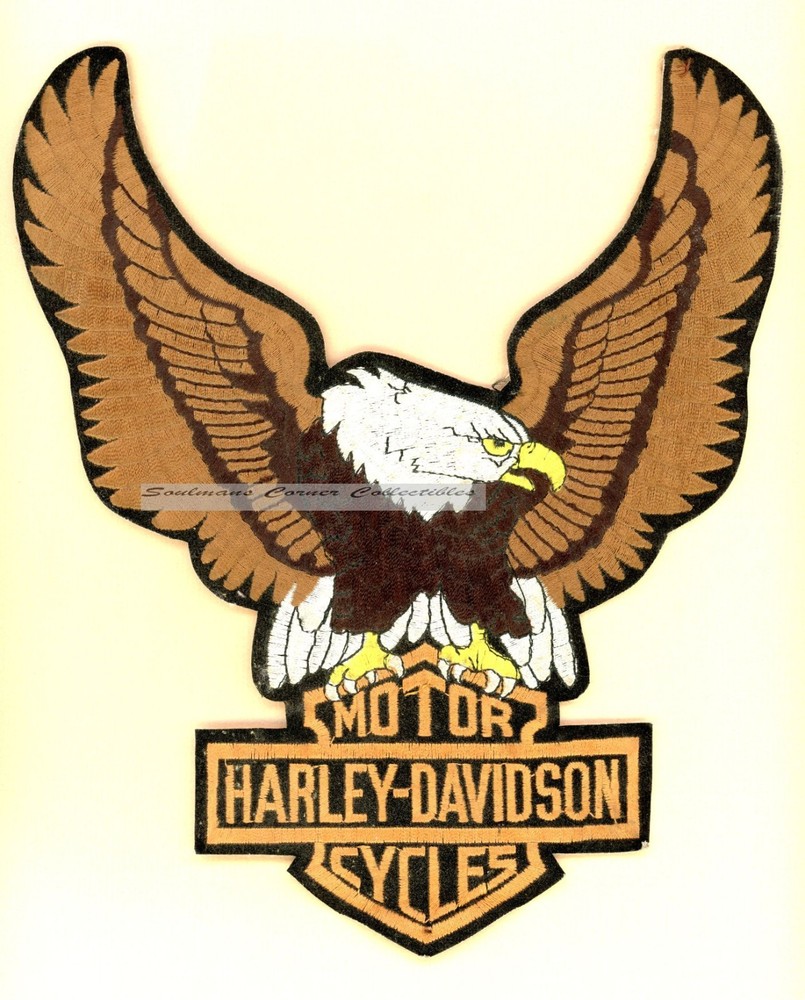 Terrific Unused Harley-Davidson Motorcycle Jacket Back Patch