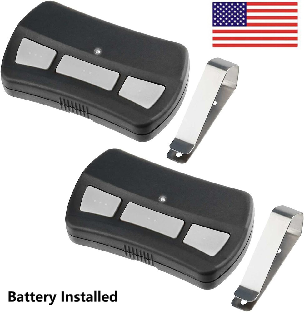 2 Pack For Genie GITR-3 OCDTR-3 Intellicode Remote Door Garage Replacement