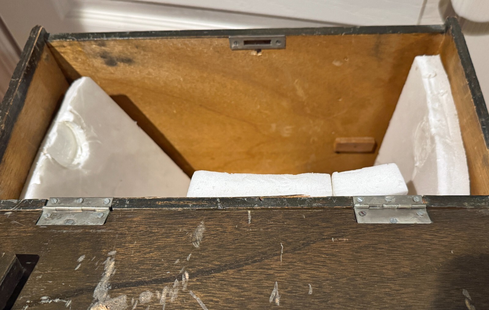 Vintage - David White - IMPROVED Surveying TRANSIT low serial #- w old wood box