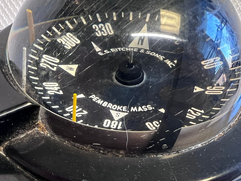 Flush Surface Mount Voyager Navigational Compass E.S. Ritchie & Sons Inc. SFB-8