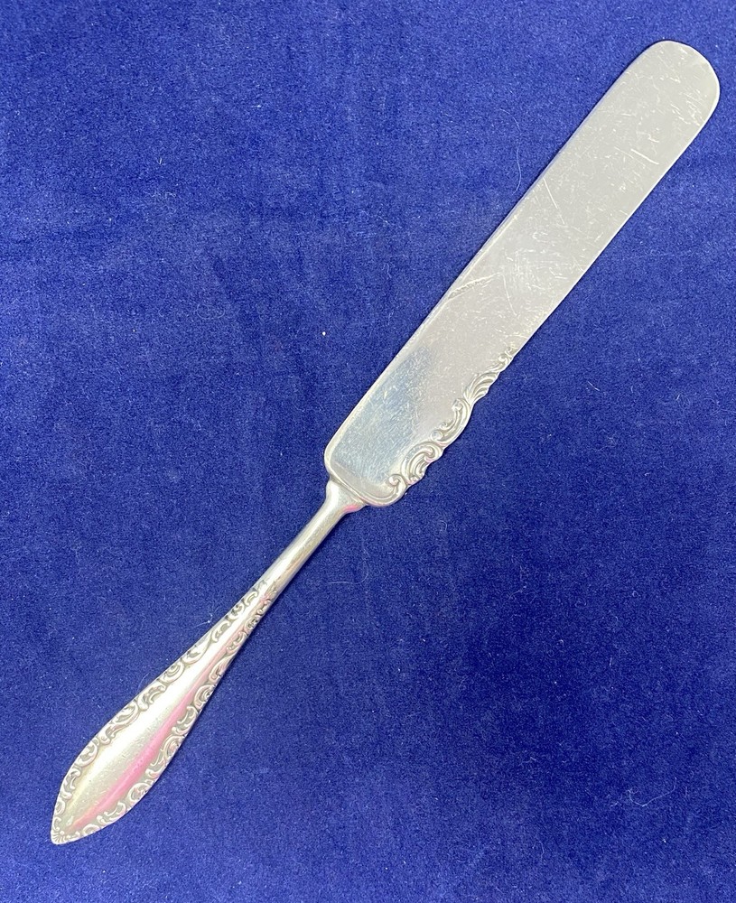 Rogers & Bros. AI Silverplate SAVOY Orange Butter Knife 7 5/8" Flatware VTG
