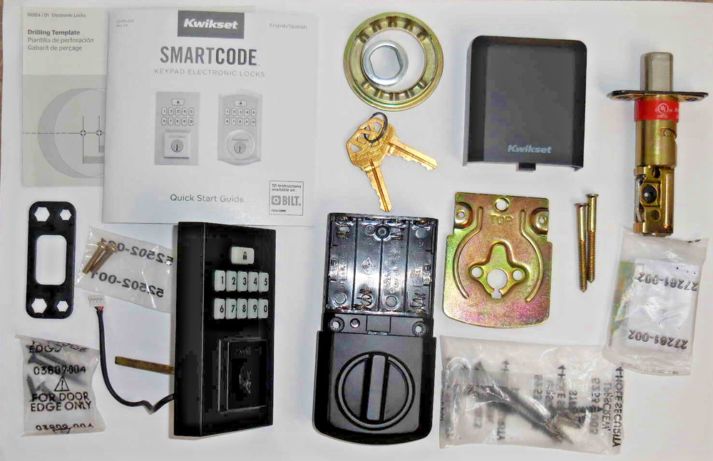 Kwikset Smartcode 260 Keypad Electronic Deadbolt Matte Black 9260CNT514 #932