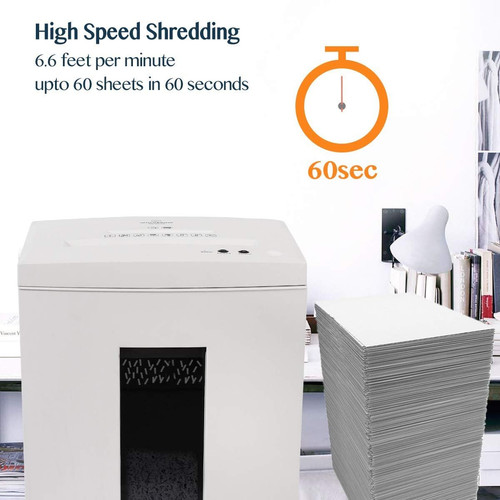 WOLVERINE 10-Sheet Super Micro Cut High Level P5-White, White