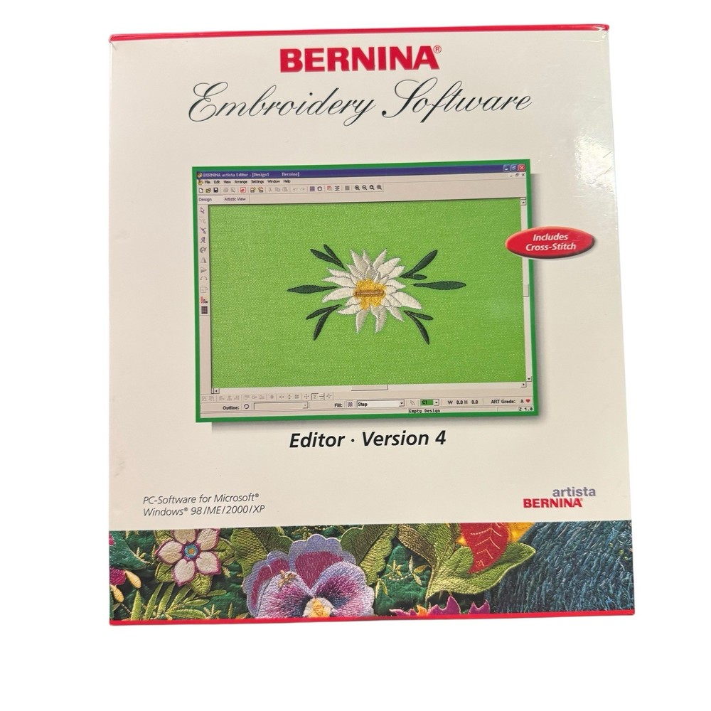 Vintage Bernina Embroidery Software Editor Version English Version 4