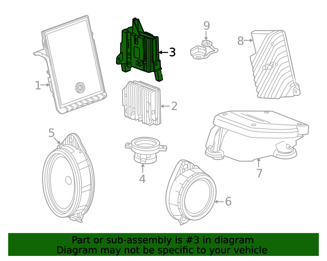 Genuine GM Receiver Mount Bracket 85133348