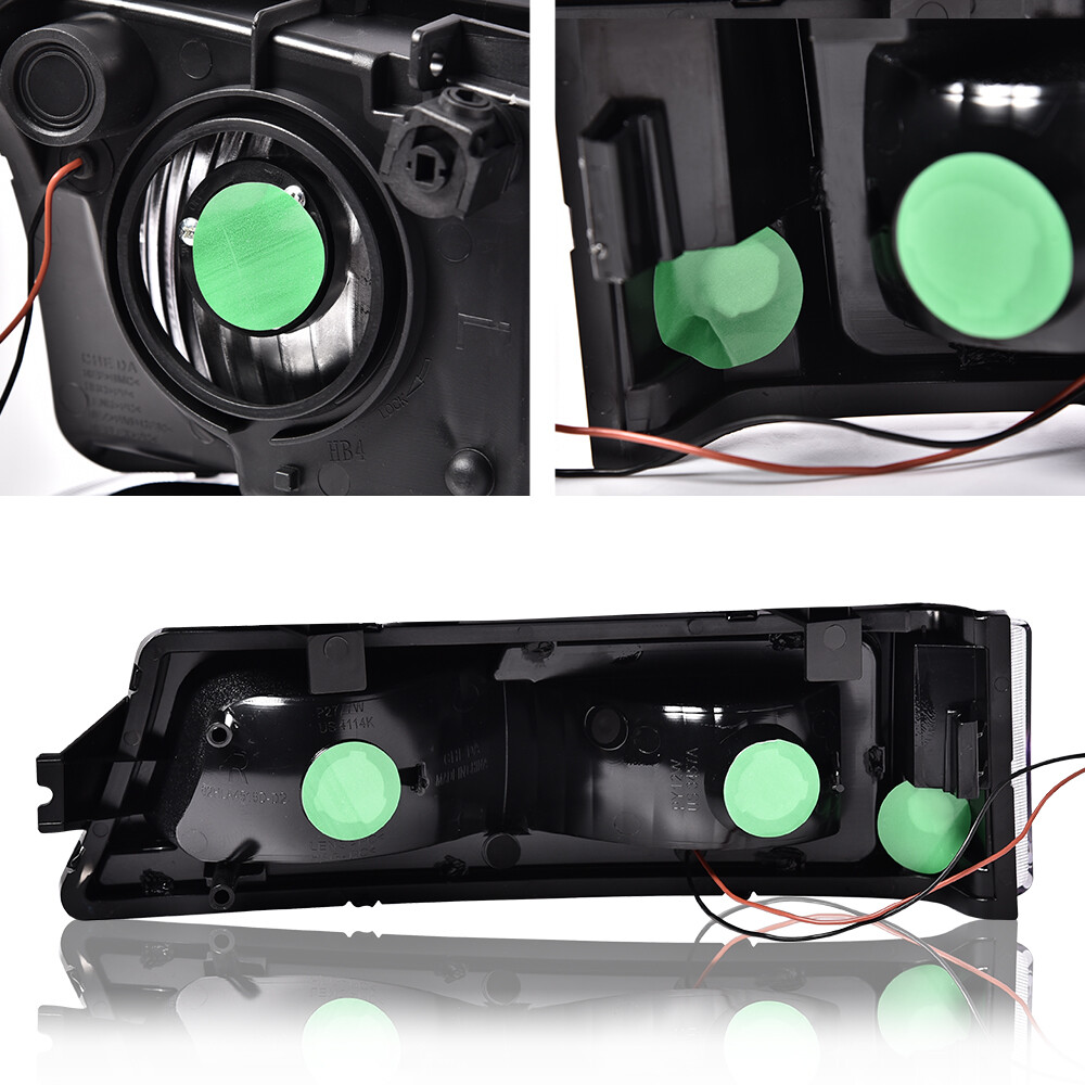 Fit For 03-07 Silverado New LED DRL Headlight Bumper Lamp & Tail Light