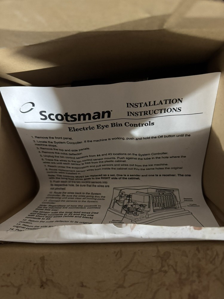 Scotsman Electric Eye Bin Control 11-0540-07
