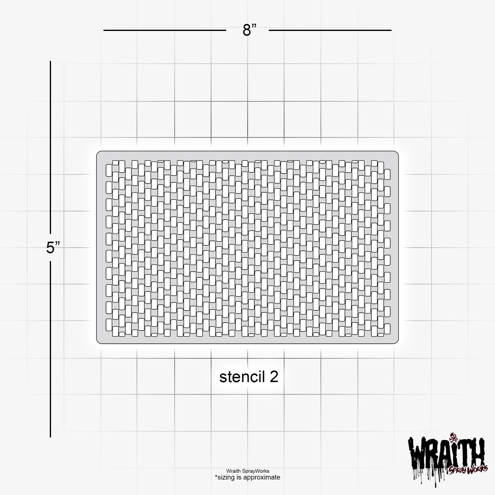 Carbon Fiber Set - Reusable Airbrush Stencil Template