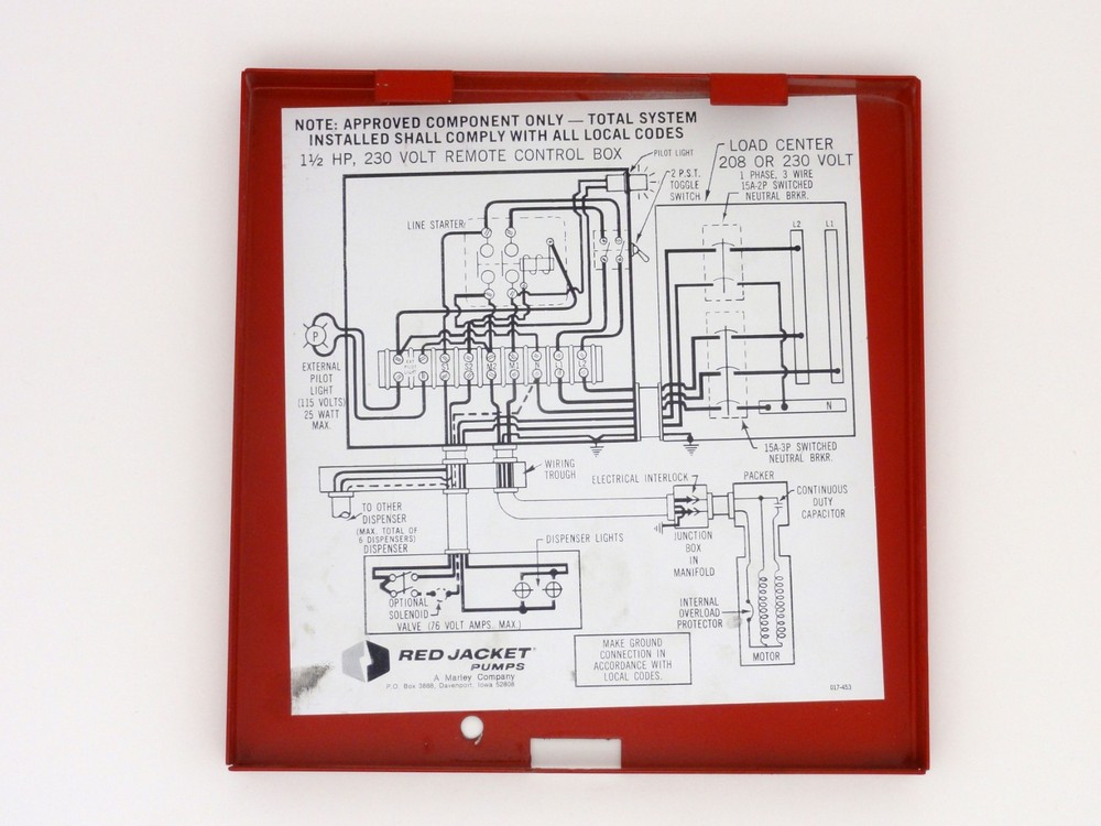 Veeder-Root Red Jacket Pump Control Box 880-030