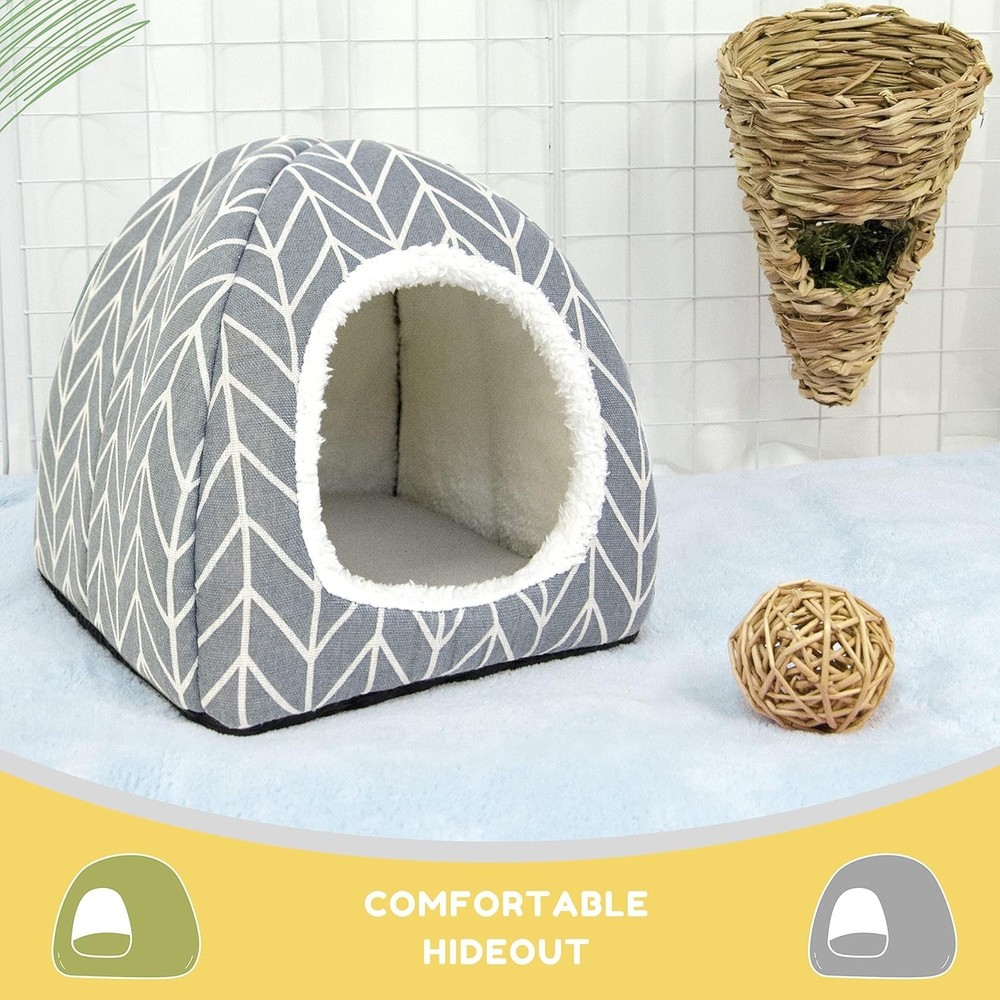 Cozy Guinea Pig Hideout Bed - 2 Pack