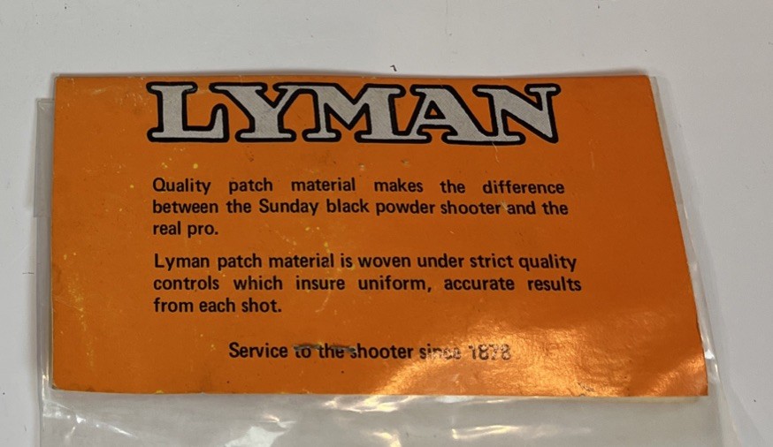 Lyman Round Ball Patching .40-.49 Cal. 100 Quantity .015 Thickness