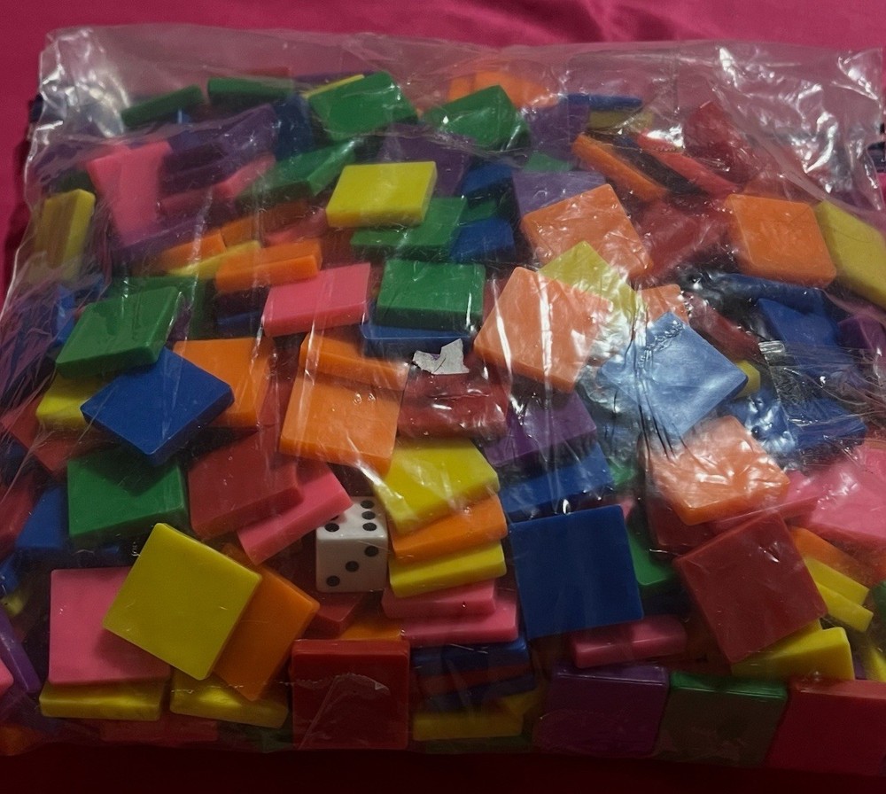 Small Plastic Squares Perfect for Math Teaching and Learning
