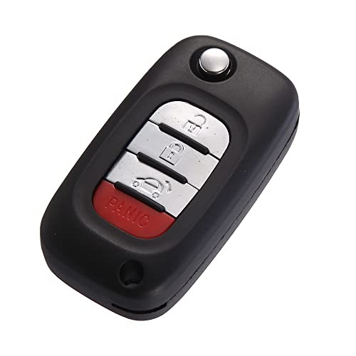 CWTWB1G767 Car Key Fob Shell 4 Button Remote Control Key Case Shell Keyless