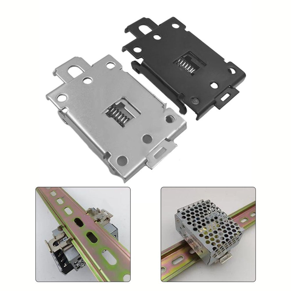 DIN 35mm Solid State Relay Mounting Bracket Fixed Power Switch Guide Rail Buckle