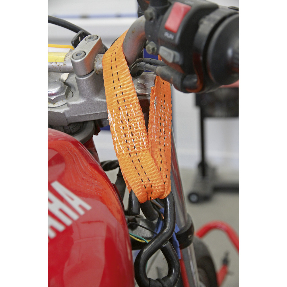 Sealey Tie Down Securing Loop Polyester Webbing Breaking Strain 2000kg 2pc TDL01