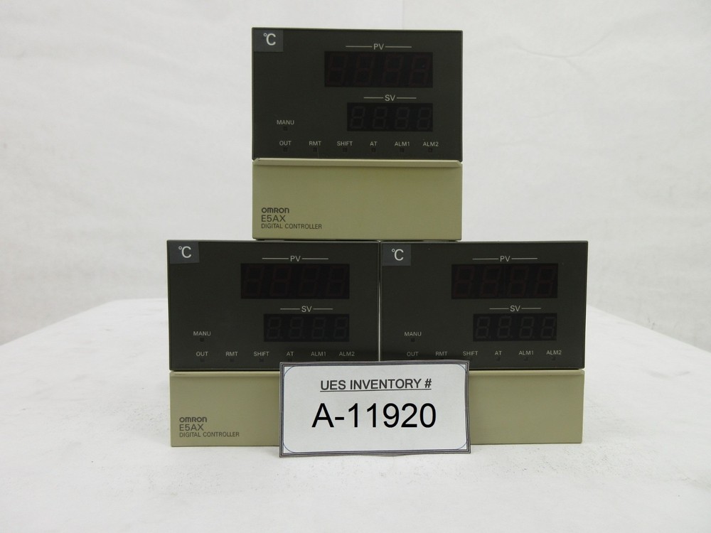 Omron E5AX-LA02 Digital Process Temperature Humidity Controller E5AX Lot of 3