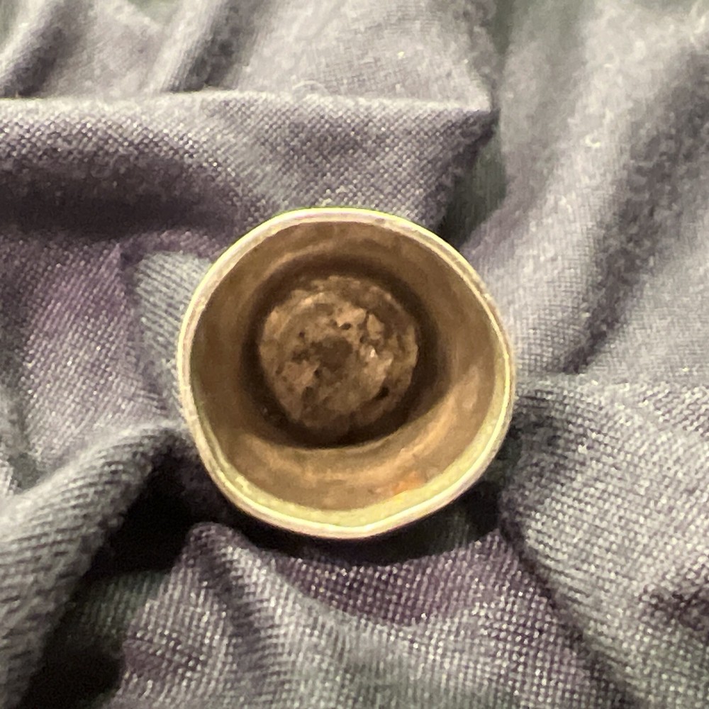 Antique Sterling Silver Thimble “Fluted No Monogram “Size Unknown”