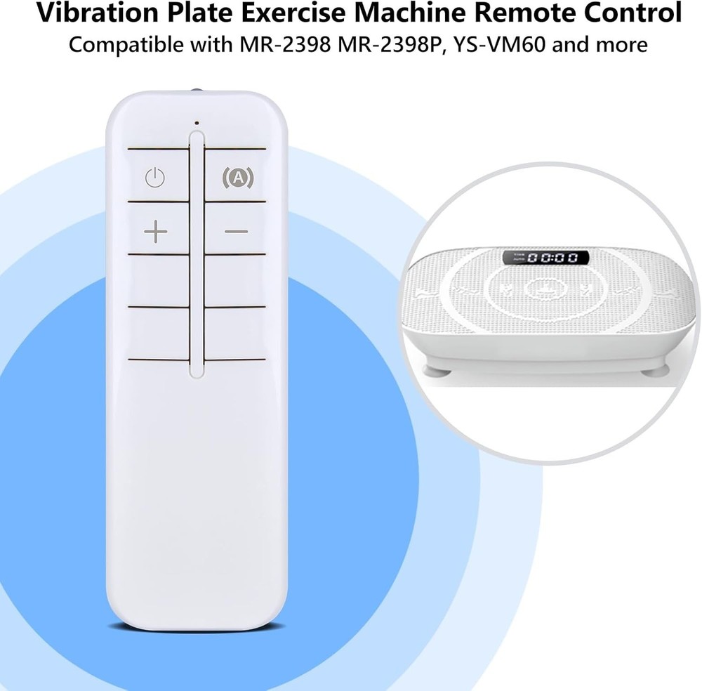 Replacement Remote Control for MERACH Vibration Plate - Easy & Ergonomic Design