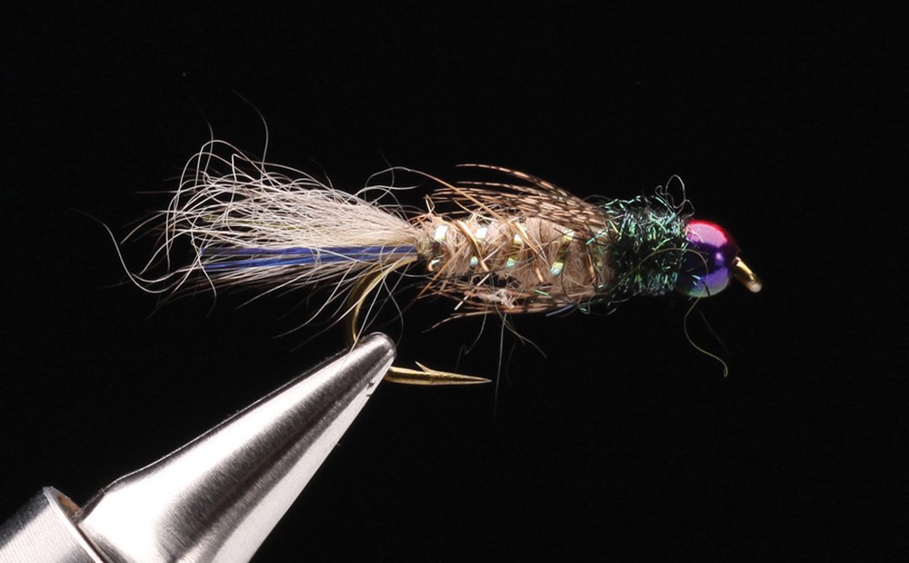 Hareline Multi Rainbow Brass Beads