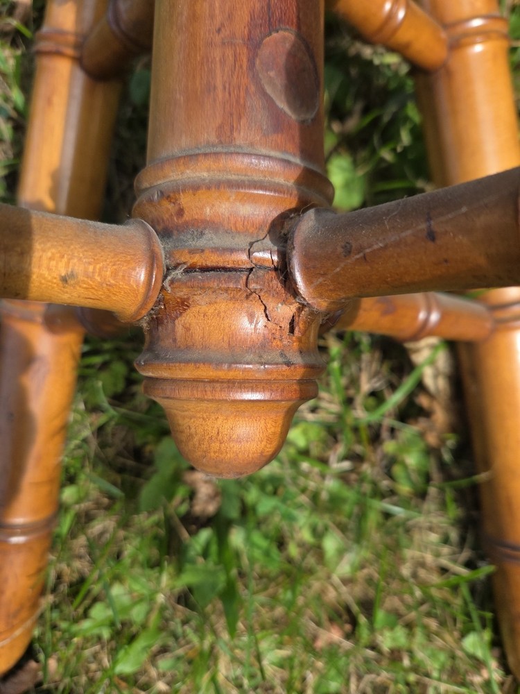 Bamboo Hall Tree Coat Rack Victorian antique