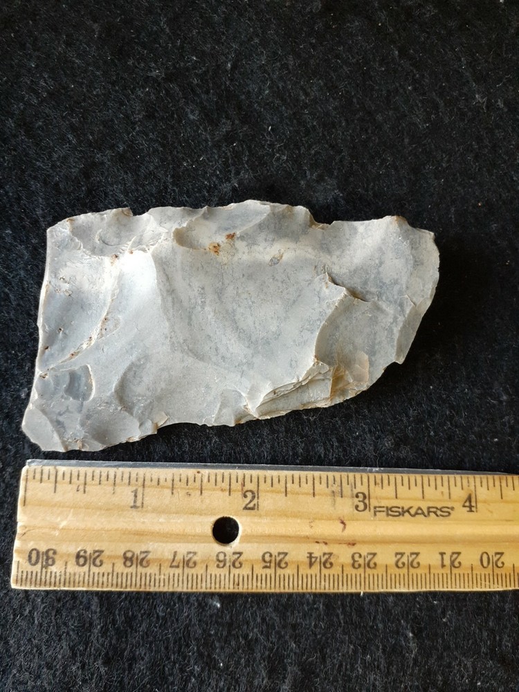 3.75" Native American Indian Sharp Flint Broken Flint Knife #B41