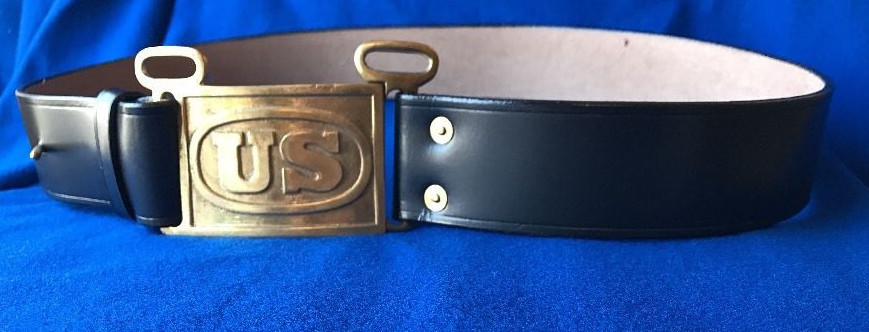 M1874 Leather Infantry Belt for Palmer Brace LARGE (42-48) Indian Wars