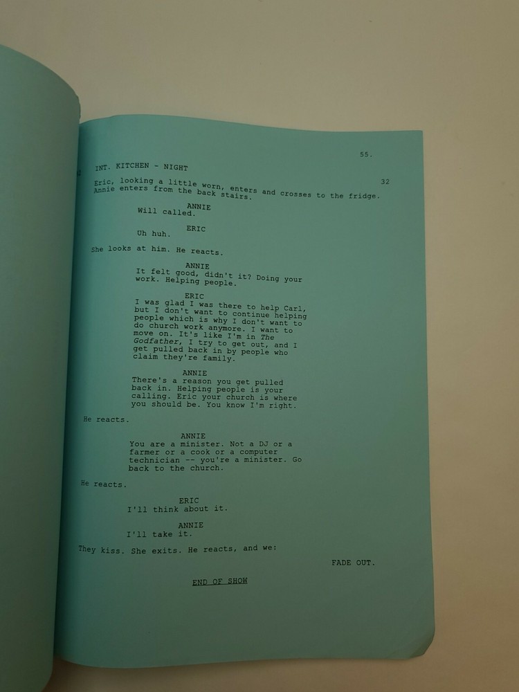 7TH HEAVEN / Sue Tenney 2002 TV Script, Beverley Mitchell "A Cry for Help"