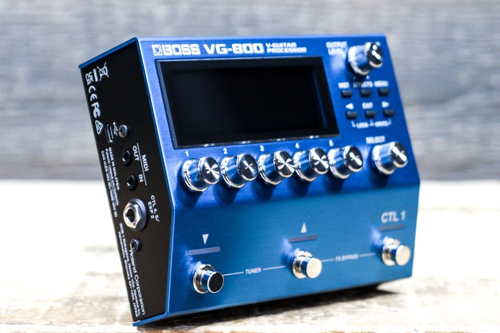 Boss VG-800 V-Guitar Processor Next-Generation Modeling & Amp/Effects Processor