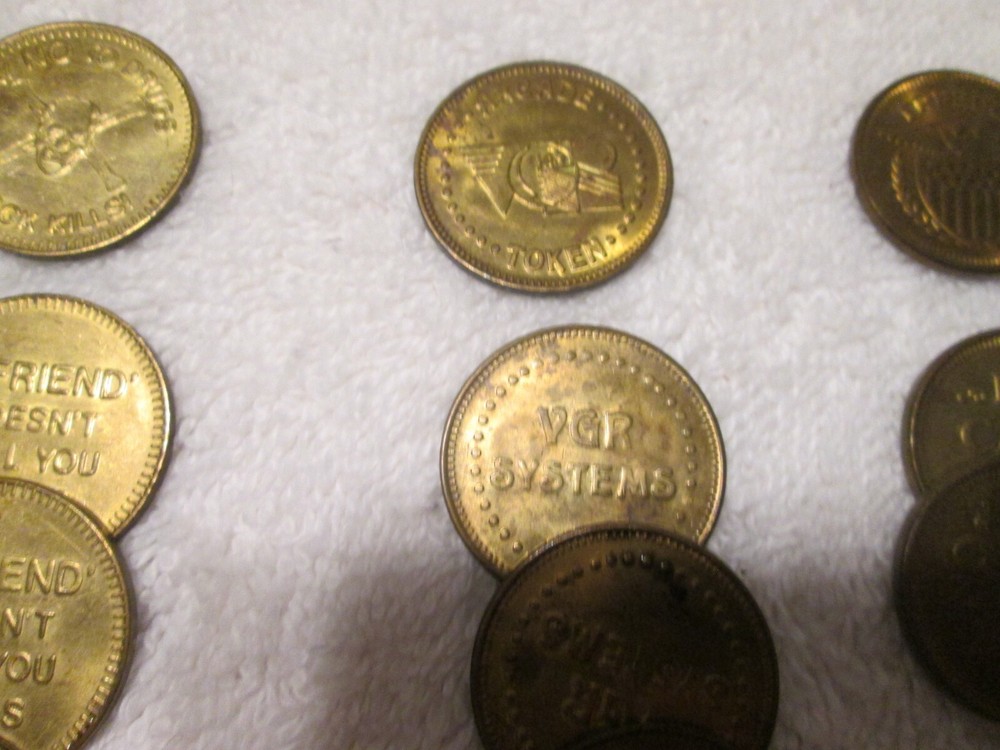 Arcade Video Game Tokens Mixed Lot