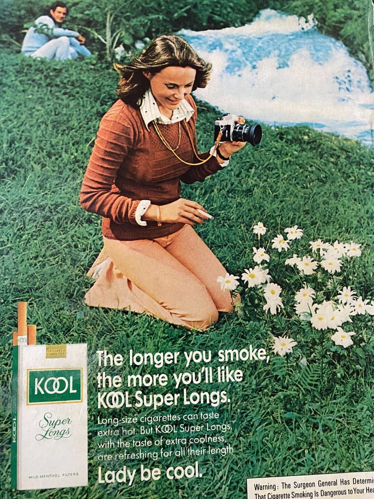 Kool Cigarettes, Full Page Vintage Print Ad