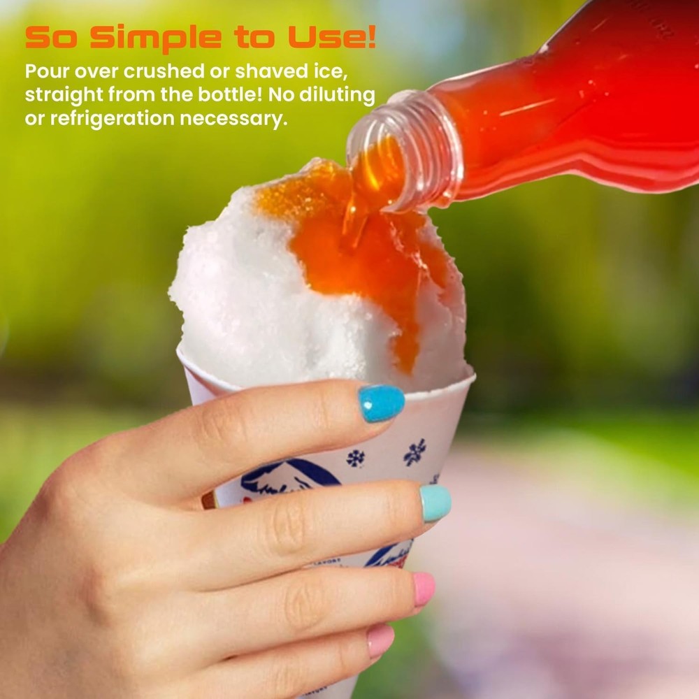 12.7oz Sno-Cone Syrups 4 Pack