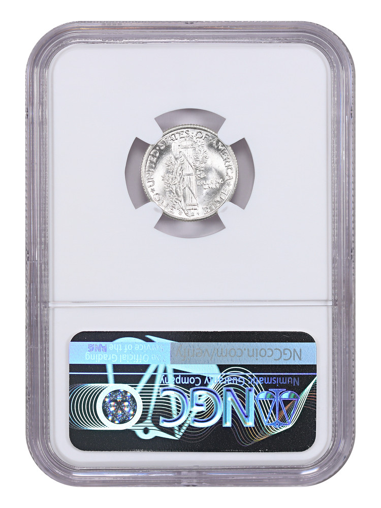 1936-S 10C NGC MS67FB - Mercury Dime