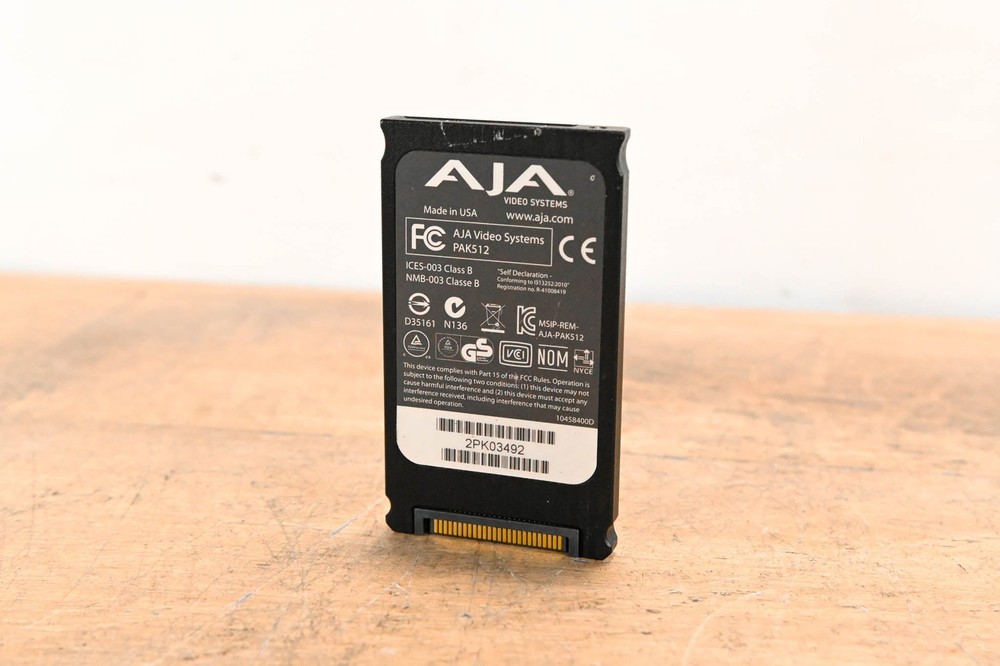 AJA PAK512 SSD Module for Ki Pro Systems CG01WEH