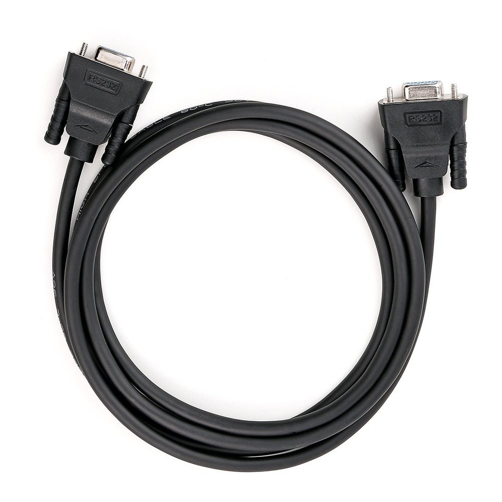 DTECH DB9 RS232 Serial Cable Female to Null Modem Cord 6ft, Black