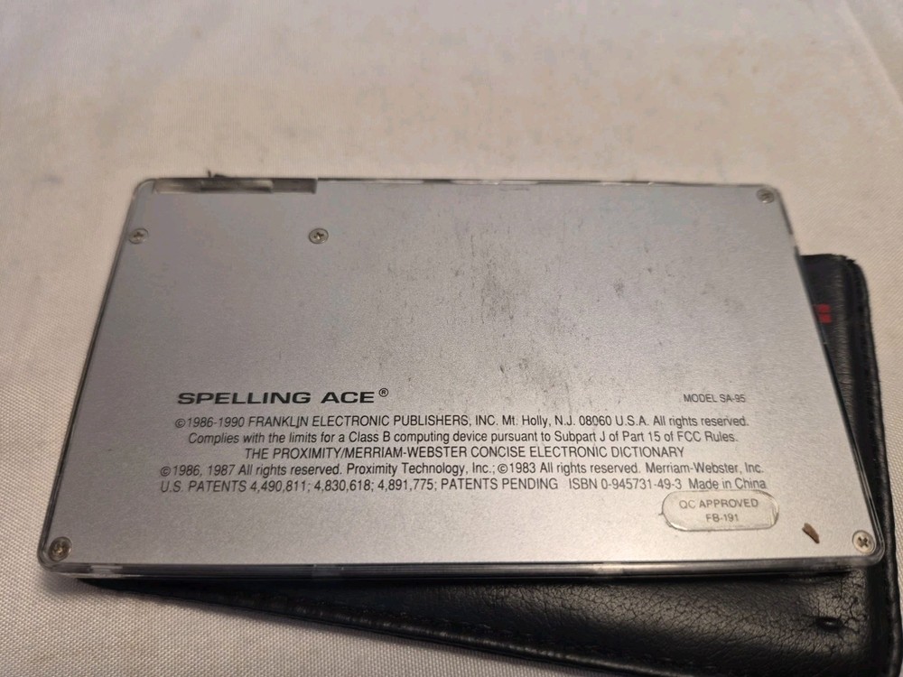 Vintage Franklin Spelling Ace SA-95