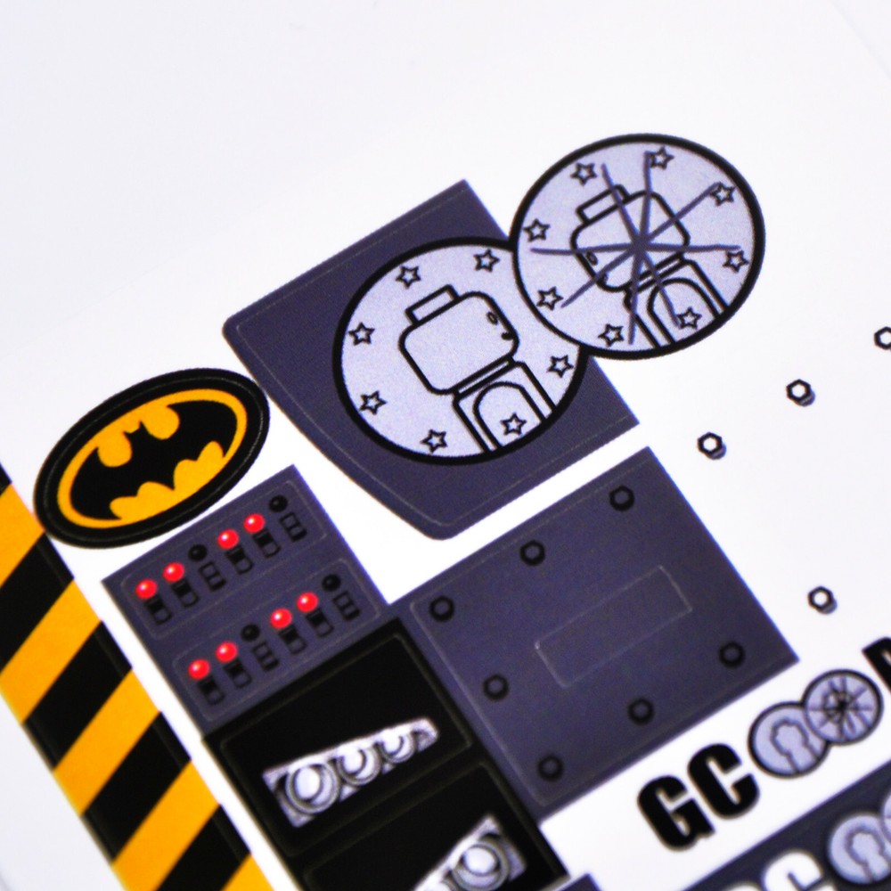 Replacement sticker Compatible with Set 7781, sticker only.