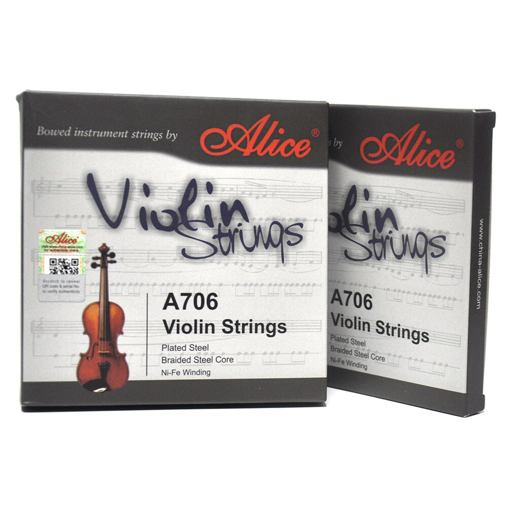 2 Sets of Alice A706 Professional Violin Strings 4-string Set E-1 A-2 D-3 G-4