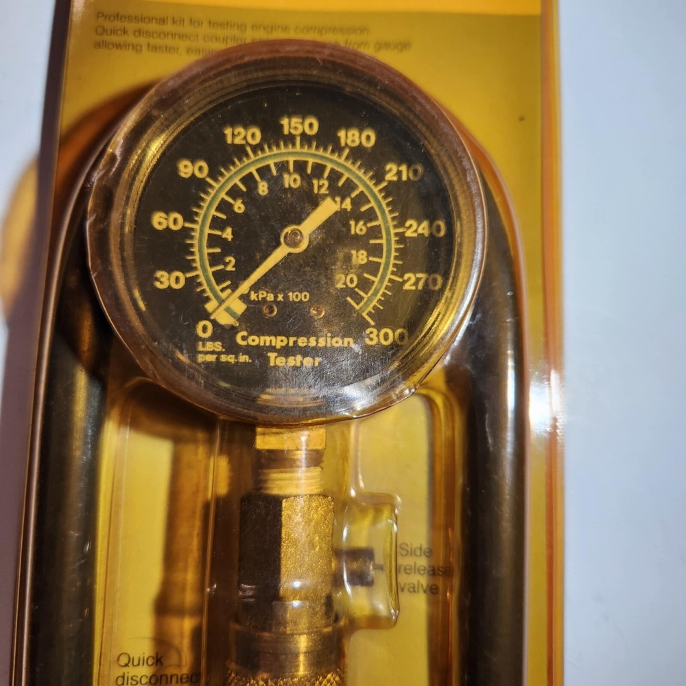 Actron Compression Tester Kit 0-300 PSI Model A-1 Engine Compression Tester