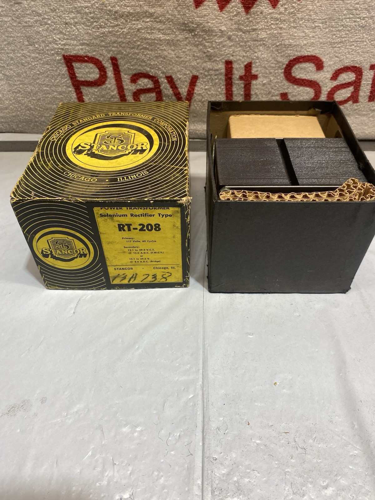 Stancor RT-208 Power Transformer Selenium Rectifier Type