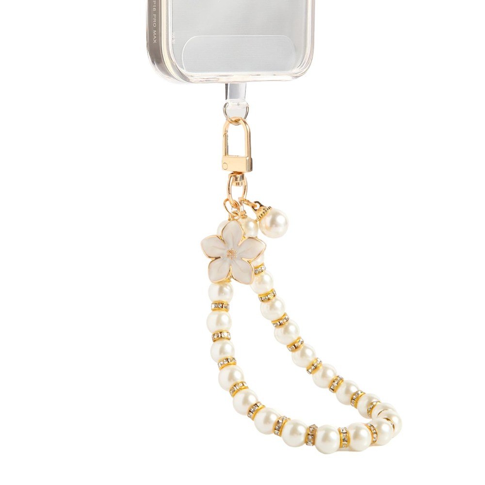 Fancy Beaded Cell Phone Wrist Strap, Hands-Free Cute Multicolor