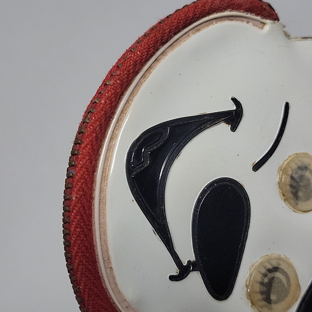 Vintage Disney Pinocchio Zippered Vinyl Coin Purse - Moving Eyes - Early 1960s